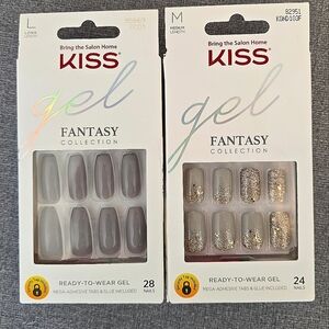 Kiss Gel Fantasy Collection Long and Medium NEW
